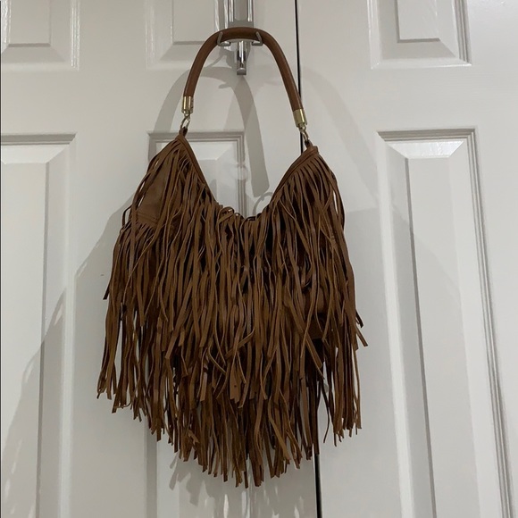 H&M Handbags - Fringe bag with small handle